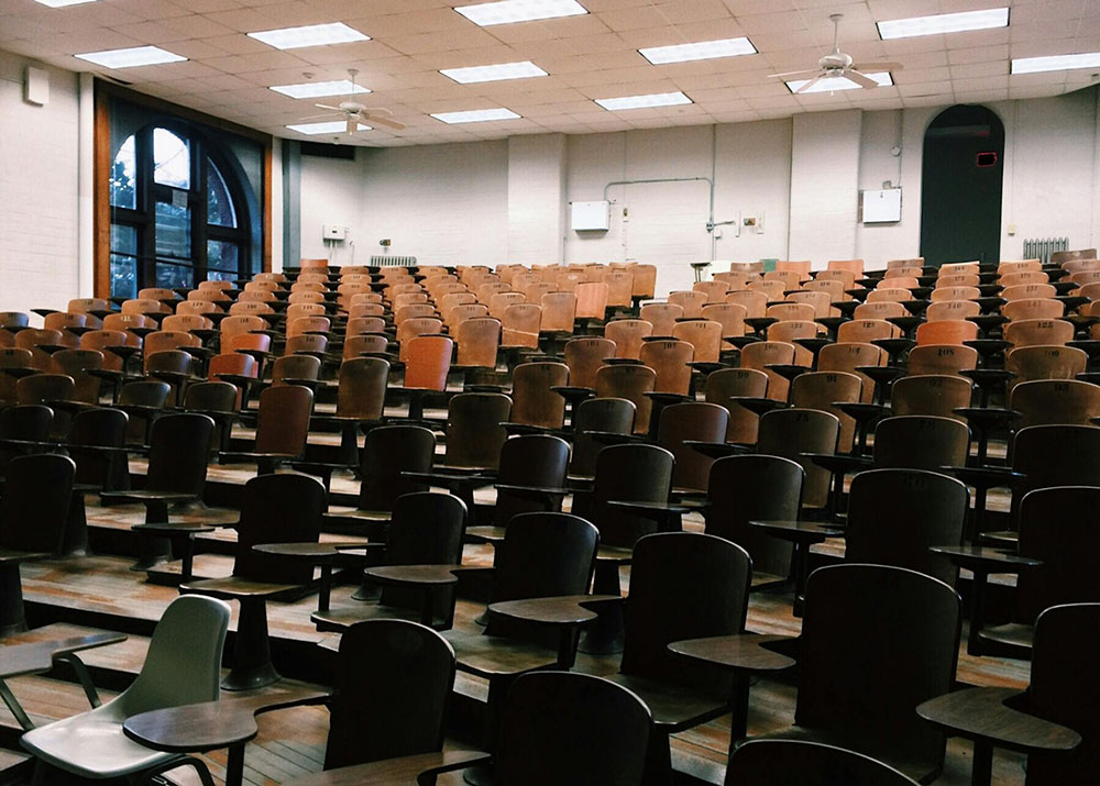 university lecture hall